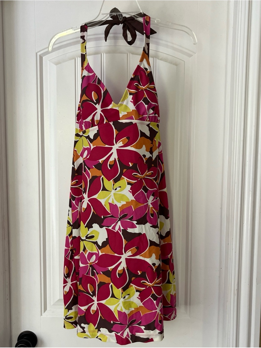 Athleta Halter Floral Swim dress/cover up size L